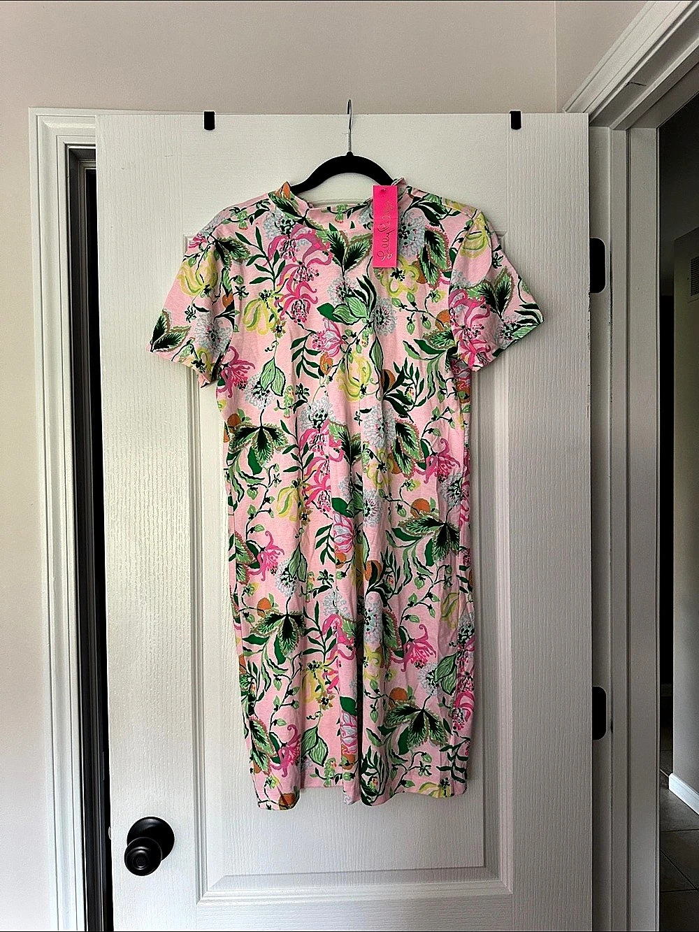 Lilly Pulitzer Maisie Dress Floral Mini Dress in Pink Size Large NWT